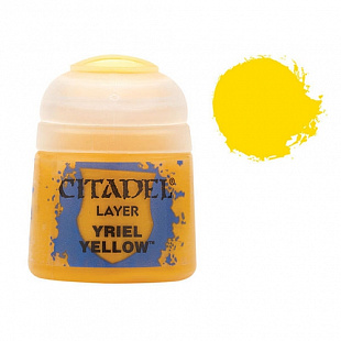 Краска для миниатюр Games Workshop Layer: Yriel Yellow 22-01