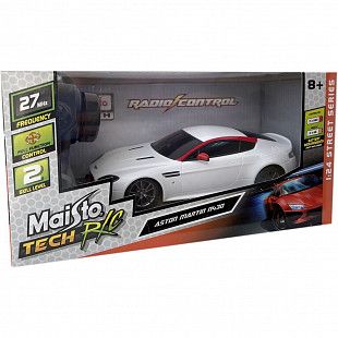 Радиоуправляемая машина Maisto 1:24 Aston Martin N430 (81067) white/red