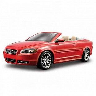 Коллекционная машина Bburago 1:24 Volvo C70 (18-22101) red