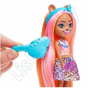 Игровой набор Enchantimals Гламурные прически Гепарда Чериш (HNV30)