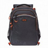 Рюкзак школьный GRIZZLY RB-056-1 /2 black/orange