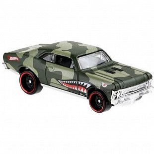 Машинка Hot Wheels Базовой коллекции '68 Chevy Nova 73/250 (5785 GHD28)