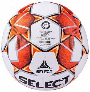 Мяч футбольный Select Target DB IMS 815217, №5, white/orange/grey