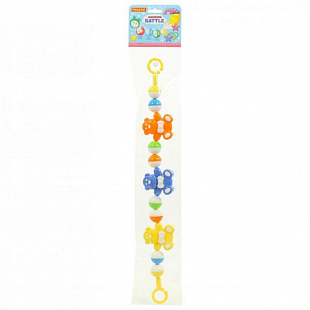 Погремушка-подвеска Полесье Смешные обезьянки 54см 71538