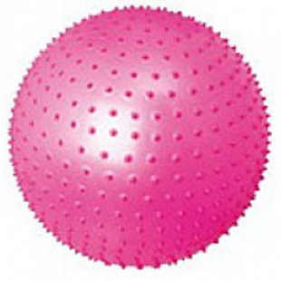 Мяч гимнастический, для фитнеса (фитбол) массажный Motion Partner MP570 (65см) Pink