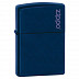 Зажигалка Zippo Zippo Logo - Navy Matte 239ZL