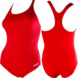 Купальник женский спортивный Atemi борцовка антихлор red BW 4 4