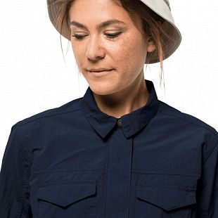 Куртка летняя женская Jack Wolfskin Lakeside Fieldjacket W midnight blue