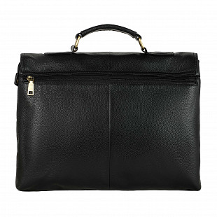 Мужская кожаная сумка Polar 22048 black