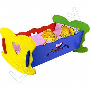 Кроватка для кукол Stantom 33 см (006327) pink №8