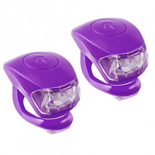 Комплект велофонарей M-Wave Cobra IV 5-220639 purple