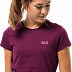 Футболка женская Jack Wolfskin Essential T Women wild berry