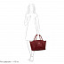 Женская сумка из кожи Pola 9006 burgundy