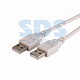 Шнур USB-A штекер - USB-A штекер 1,8 м 18-1144