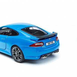 Машинка Bburago 1:24 Jaguar XKR-S (18-21063) blue