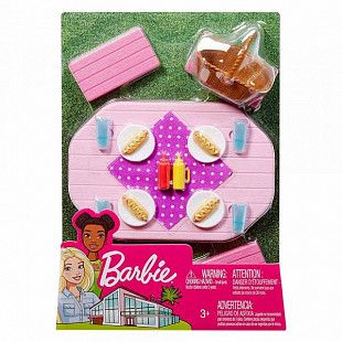 Игровой набор Barbie Стол для пикника FXG37 FXG40