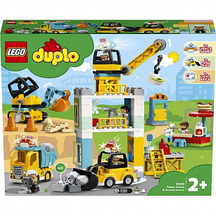 Конструктор LEGO Duplo Башенный кран на стройке 10933
