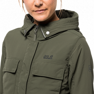 Куртка женская Jack Wolfskin Saguaro Parka Women woodland green