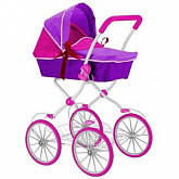 Коляска для кукол RT 603 fuchsia/purple