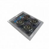 Комплект колес для роликов с подшипниками 76х24 ABEC 5