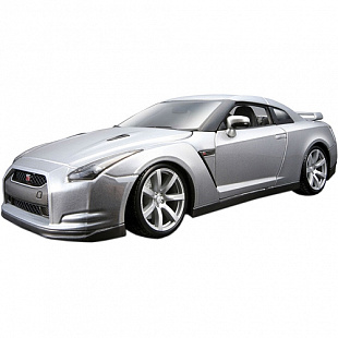 Коллекционная машина Bburago 1:18 Nissan GT-R (18-12079) grey