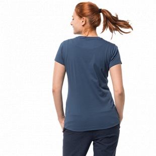Футболка женская Jack Wolfskin Lake T Women ocean wave