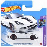 Машинка Hot Wheels Базовой коллекции '19 Corvette ZR1 Convertible 134/250 (5785 GRY03)
