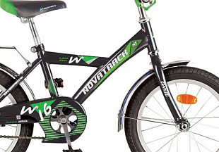 Велосипед Novatrack Twist 12" (2017) Black/Green 121TWIST.BK7