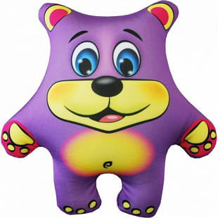 Мягкая игрушка Мнушки Медведь фиолетовый Аи02жив35