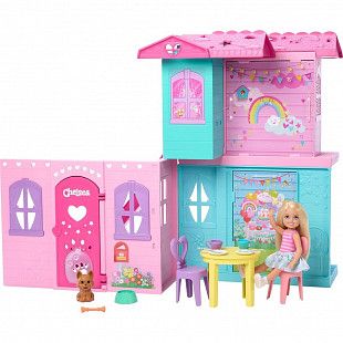 Кукла Barbie Family & Friends Chelsea Pop-Up House (JFW49)