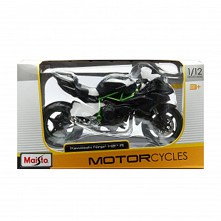 Мотоцикл Maisto 1:12 Kawasaki Ninja H2 R 31101 (20-16880) green/black