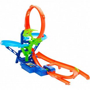 Трек Hot Wheels Stunt Tracks Mid-Air Crash Collision Dans Les Airs (JFD12)