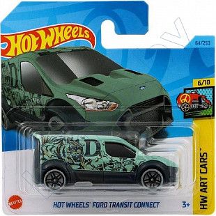 Машинка Hot Wheels Базовой коллекции Ford Transit Connect 64/250 (5785 HKK18) mainline 2023