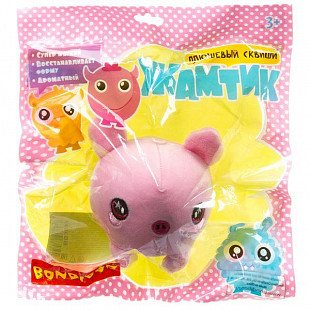 Плюшевый сквиши Bondibon Жмунтик Поросенок ВВ3592