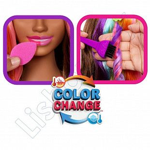 Кукла Barbie Styling Head with Color Reveal (HMD80)