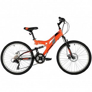 Велосипед FOXX 24" FREELANDER оранжевый, сталь, р-р 14"