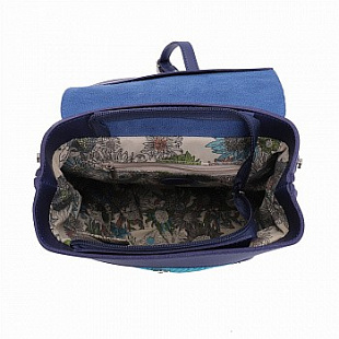 Городской рюкзак Ors Oro DS-0088 /4 dark blue/turquoise