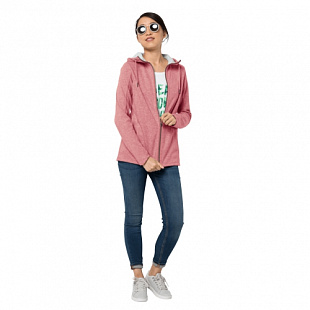 Куртка женская Jack Wolfskin Riverland Hooded Jacket W rose quartz