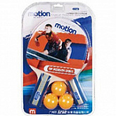 Набор для настольного тенниса Motion Partner MP238A (2 ракетки + 3 шарика)