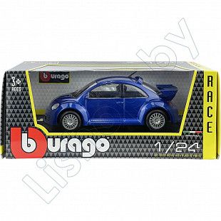 Машинка Bburago 1:24 VW New Beetle RSI (18-22125) blue