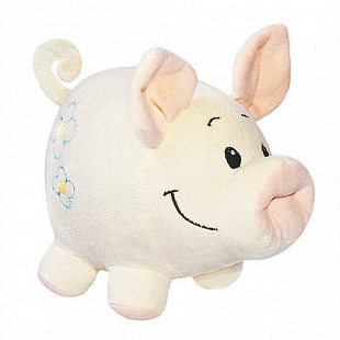 Мягкая игрушка Fancy Свинка Бусинка SVA0 white