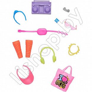 Набор аксессуаров Barbie I Love The 80's (GWD98 GWC28 HWV74)