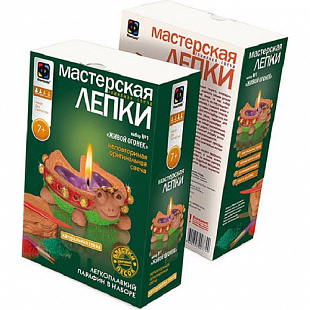 Творческий набор Fantazer 67763 Глиняная свеча «Живой огонек» 217021