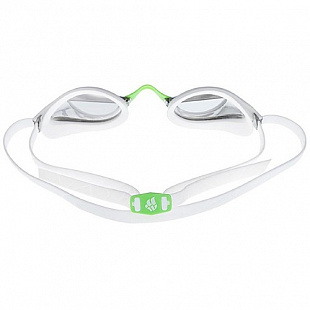 Очки для плавания Mad Wave Record Breaker Mirror white/green