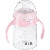 Поильник-непроливайка Lovi First Cup 150 мл 6м+ с мягким носиком (35/353) pink