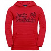 Джемпер детский Jack Wolfskin Modesto Hoody Kids peak red