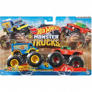 Набор машин Hot Wheels Монстр Трак Взаимное уничтожение (FYJ64 GTJ49)