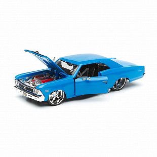 Масштабная модель автомобиля Maisto 1:24 Шевроле Шевель SS 396 1966 (31333) Blue 