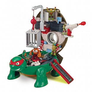 Игровой микро набор Playmates Черепашки-ниндзя Рафаэль на крыше 87814