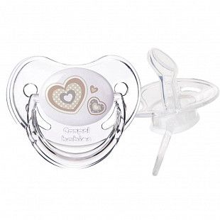 Пустышка Canpol babies Newborn Baby Силиконовая Ортодонтическая 0-6 мес. (22/565_bei) beige